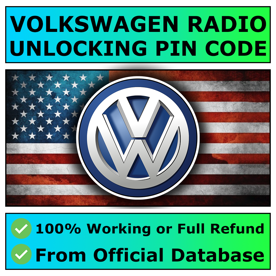 Volkswagen Vw Radio Code Service Rcd510 500 310 300 215 210 Beta Gamma Fast ✅