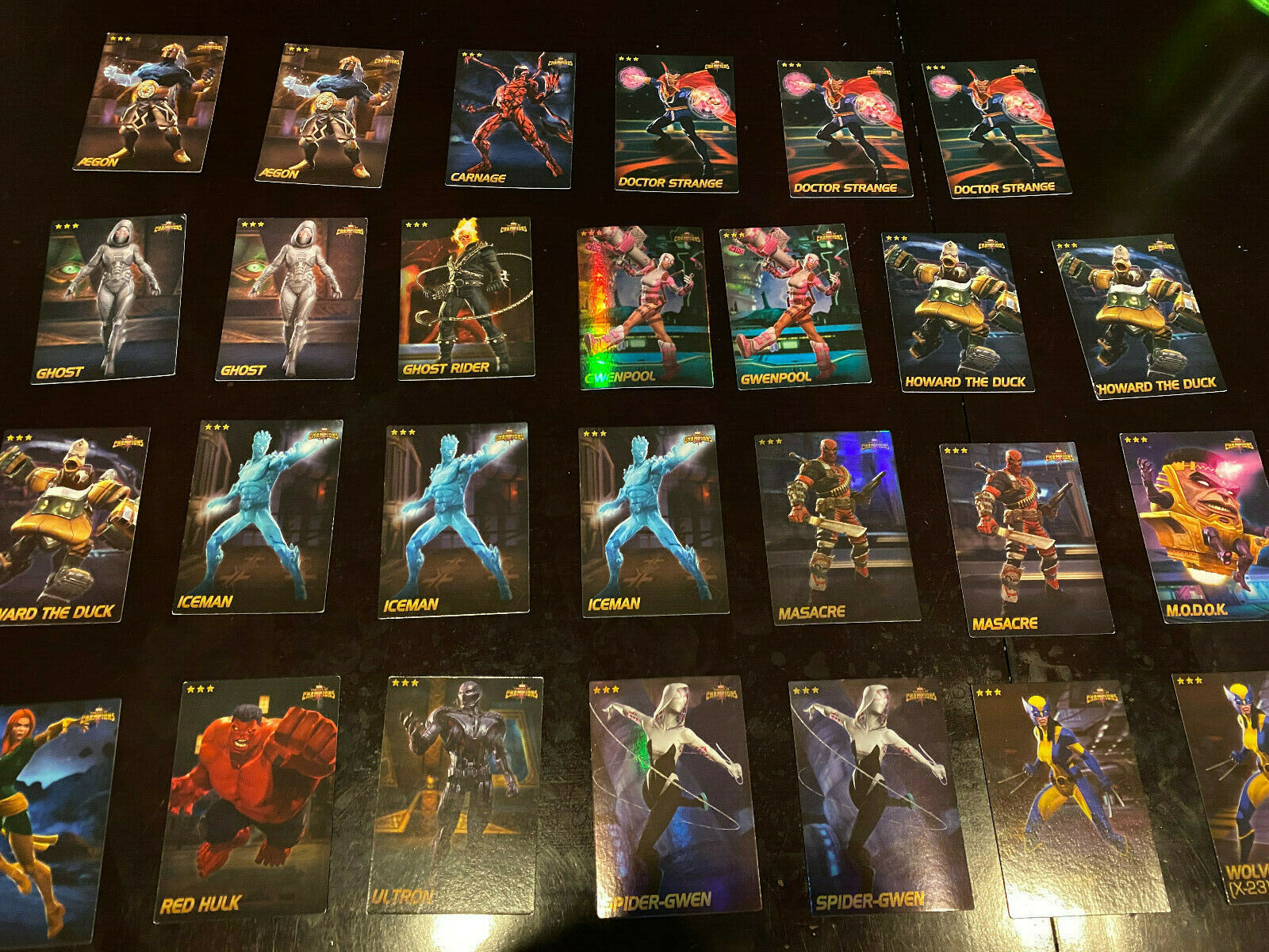 Marvel Contest of Champions Arcade Game Foil & Non-Foil Cards Free Shipping